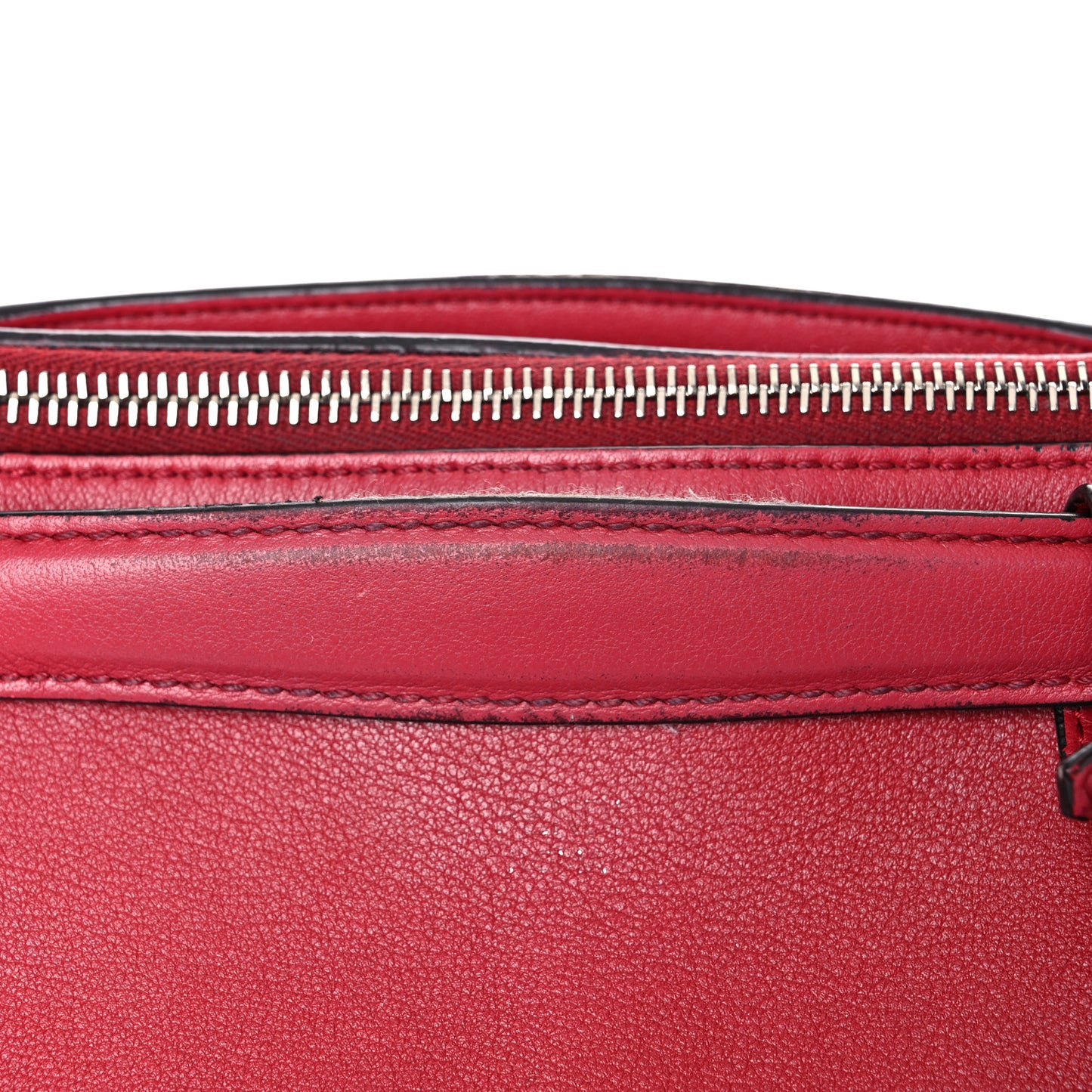 Vitello Dolce Marmol Large By The Way Boston Bag Ciliegia