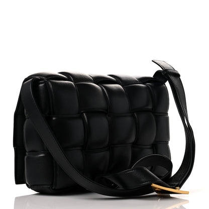Bottega Veneta Nappa Maxi Intreccio Padded Cassette Crossbody Bag Black 3 of 8