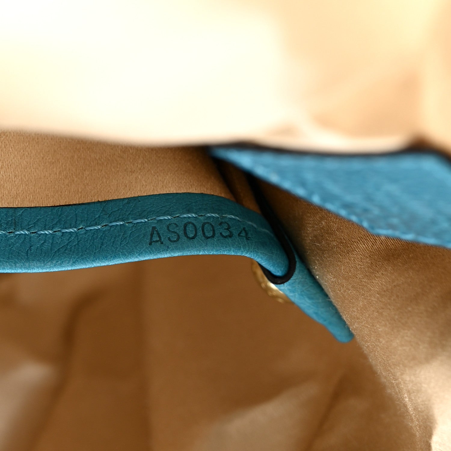 Louis Vuitton Monogram Suede Ostrich Theda GM Turquoise 1909541