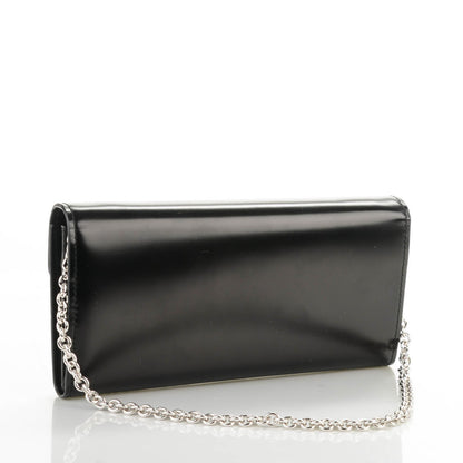 Gucci Regent Calfskin Lady Lock Wallet On Chain Black 3 of 6