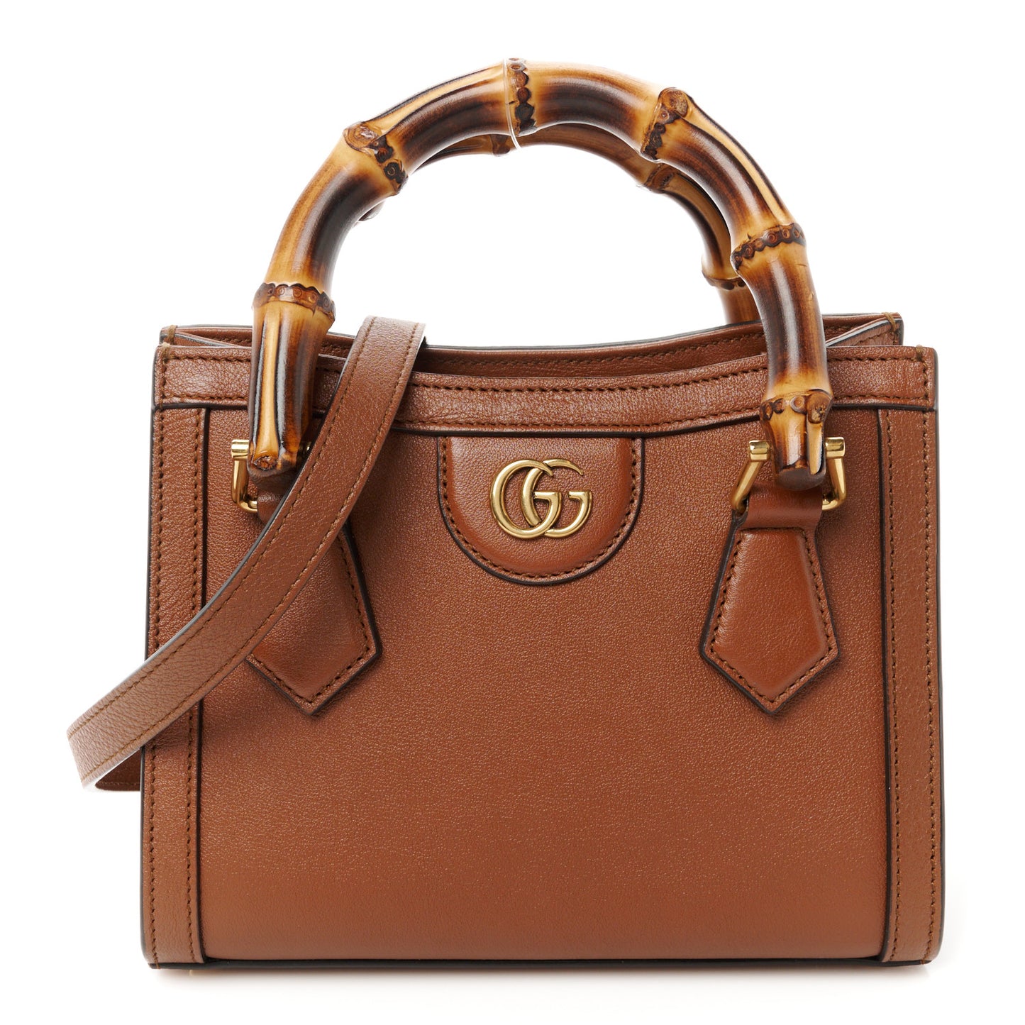 Wonka Grain Calfskin Mini Diana Tote Bag Cuir