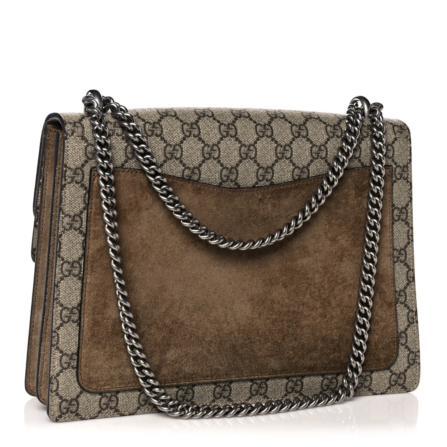 GG Supreme Monogram Medium Dionysus Shoulder Bag Taupe