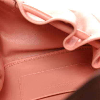 Bottega Veneta Lambskin Small Beak Triangle Flap Shoulder Bag Peachy Silver 5 of 9
