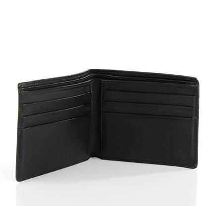 Gucci Guccissima Avel Bi-Fold Wallet Black 5 of 7