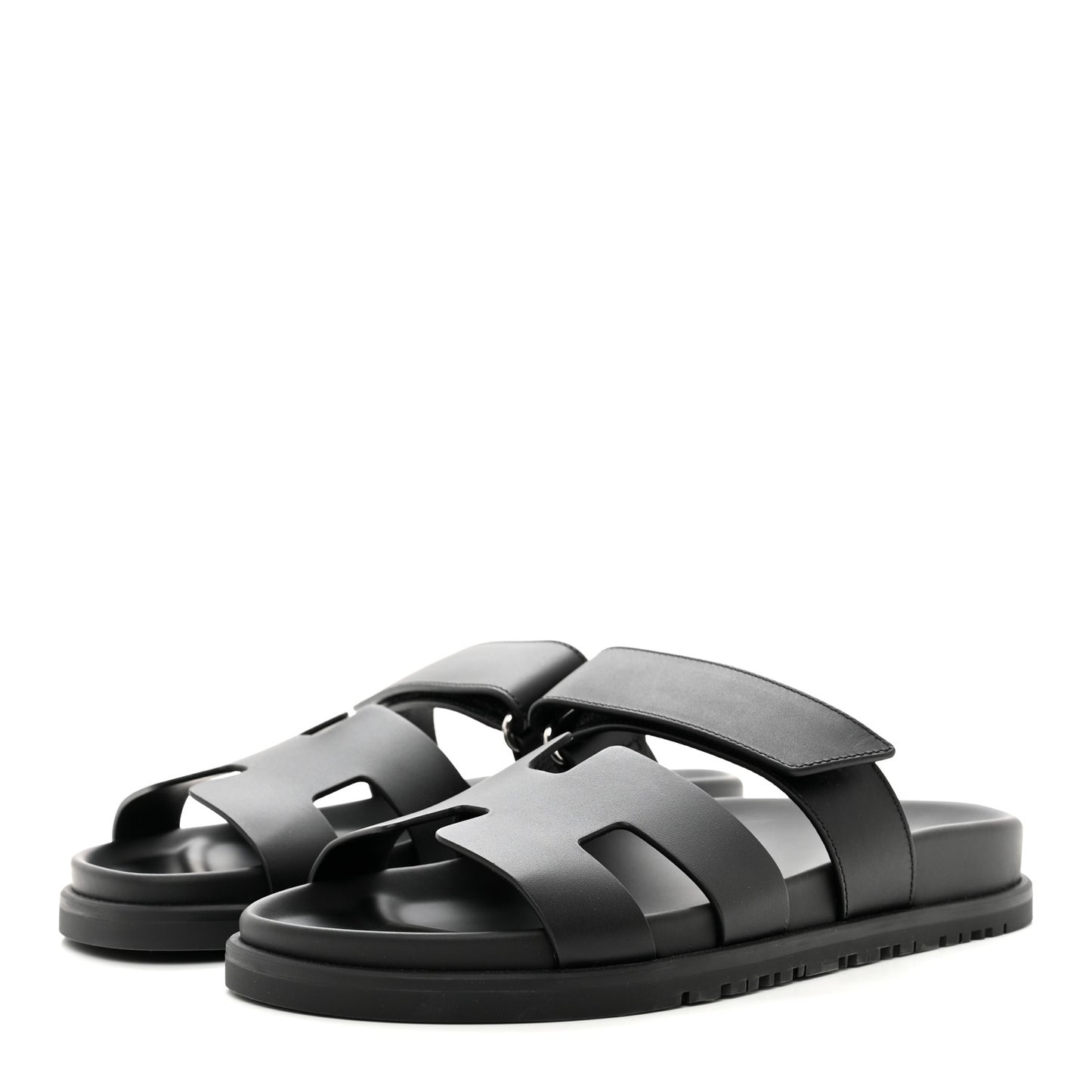 Calfskin Womens Chypre Sandals 36 Black
