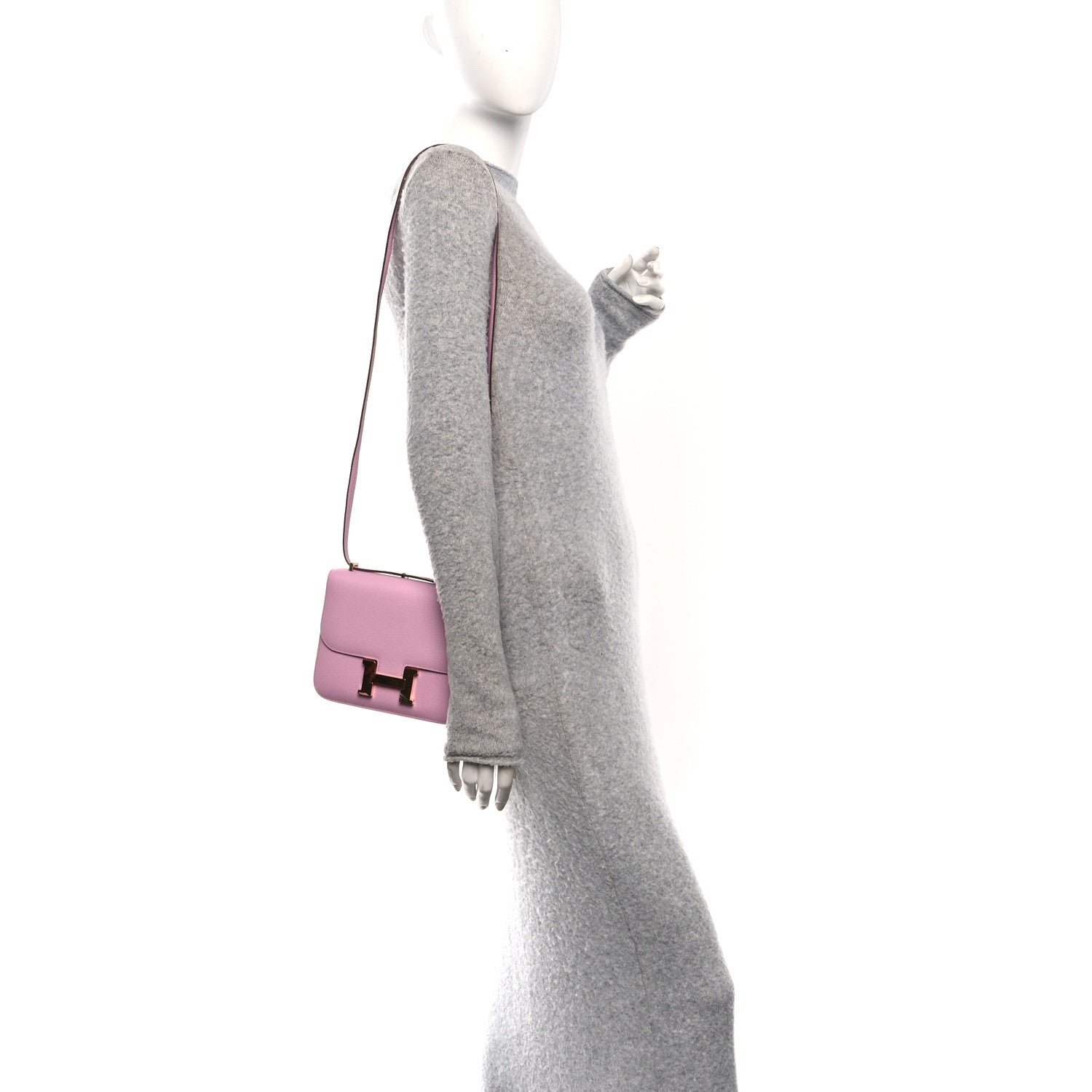 Hermes Epsom Constance 18 Mauve Sylvestre 2 of 11