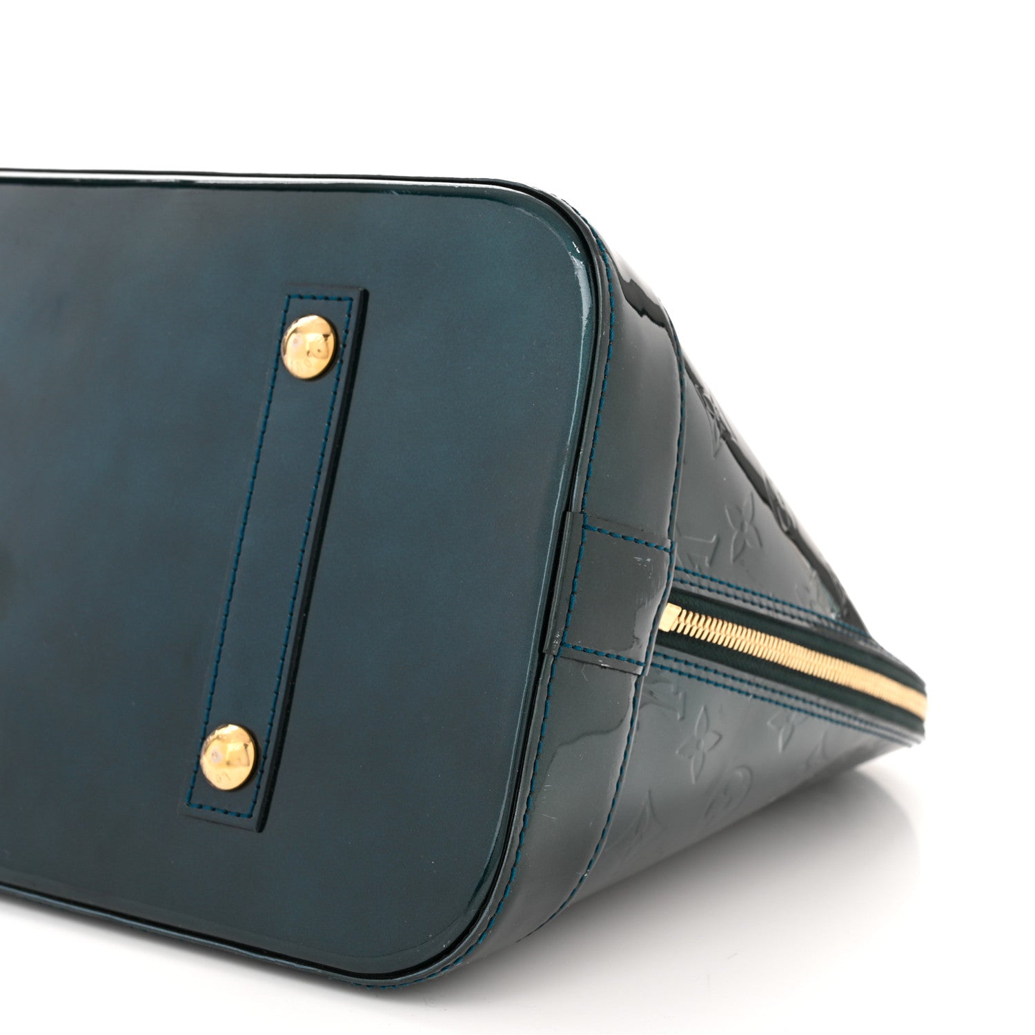 Louis Vuitton Vernis Alma GM Blue Nuit 10 of 13