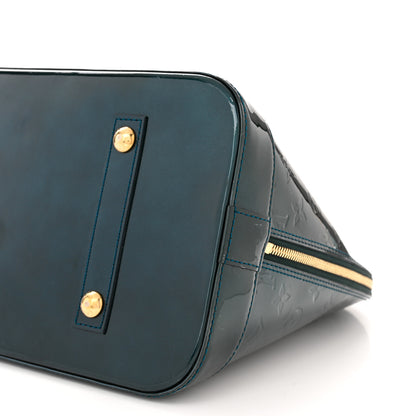 Louis Vuitton Vernis Alma GM Blue Nuit 10 of 13