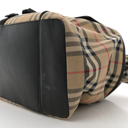 Burberry Nylon Vintage Check Logo Diaper Bag 9 of 10