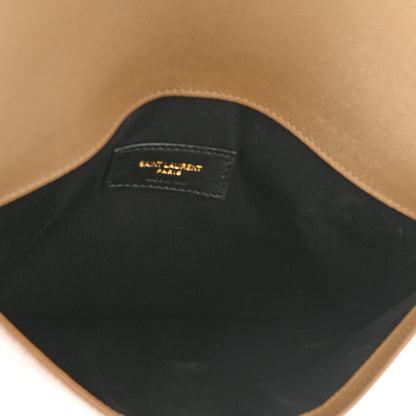 Saint Laurent Grain De Poudre Uptown Pouch Dark Beige 5 of 6