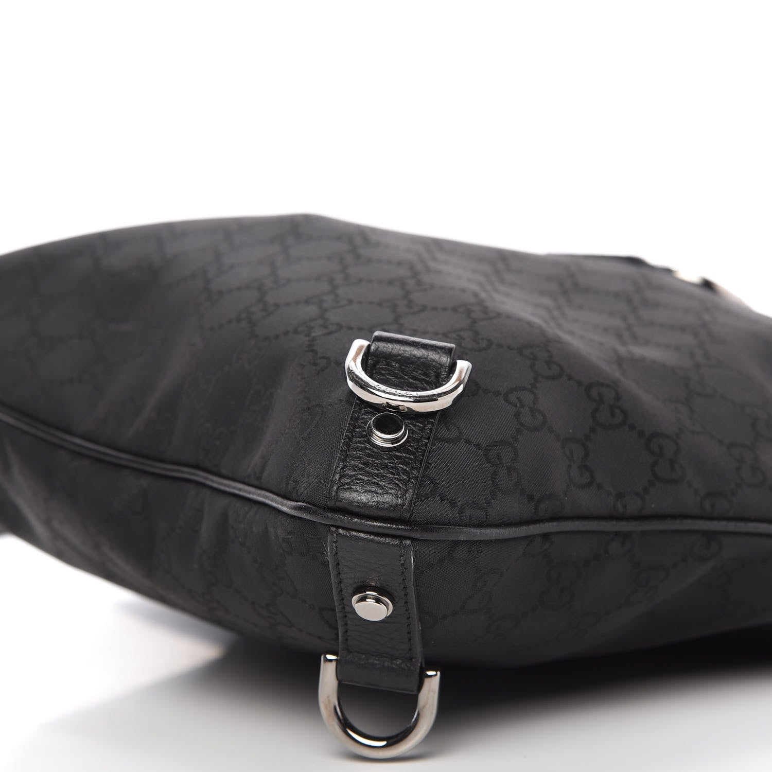 Gucci Monogram Abbey Messenger Bag Black 7 of 10