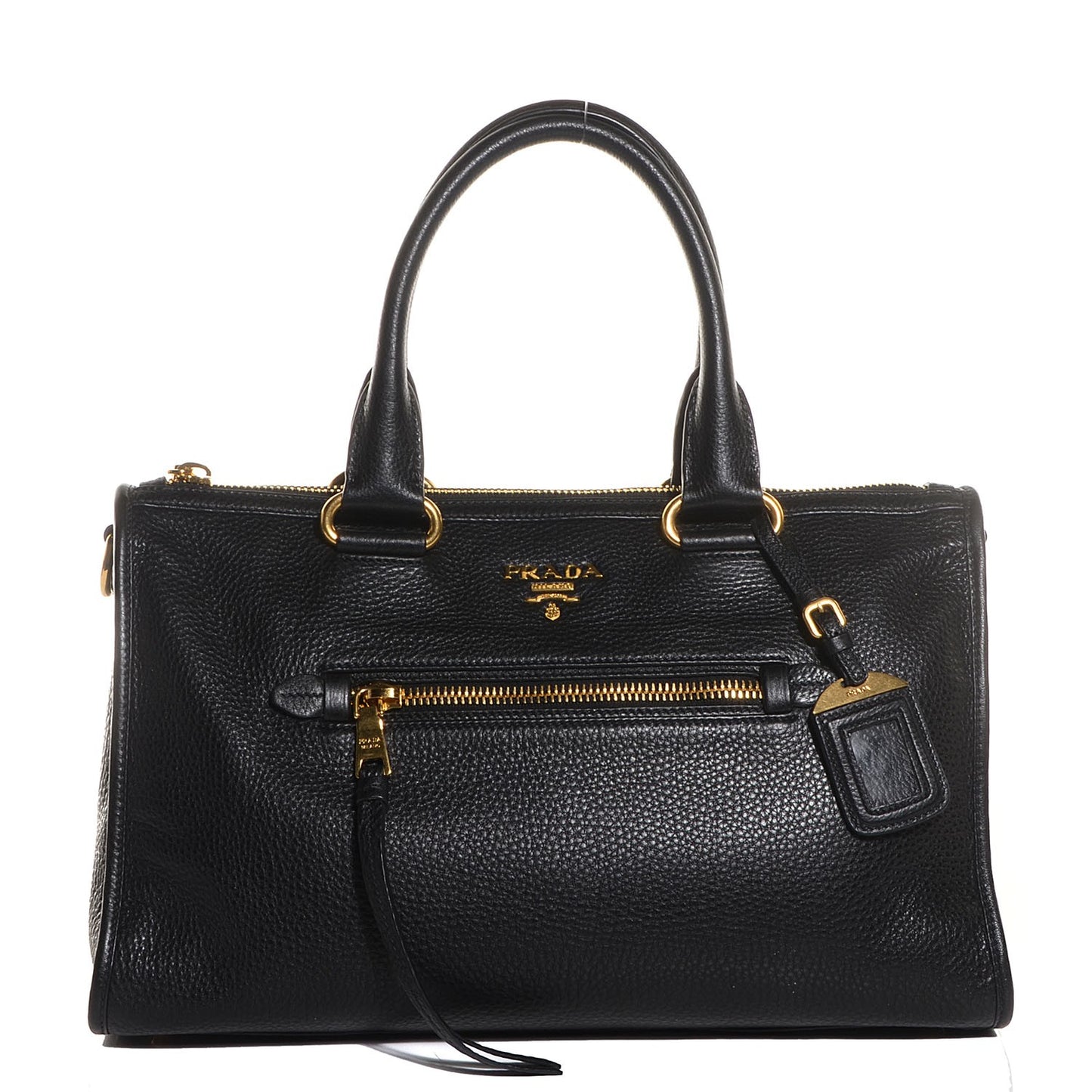 Vitello Daino Tote Black