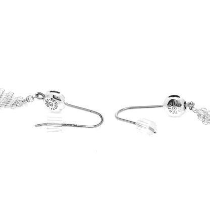 Tiffany Sterling Silver Elsa Peretti Mesh Earrings 3 of 5