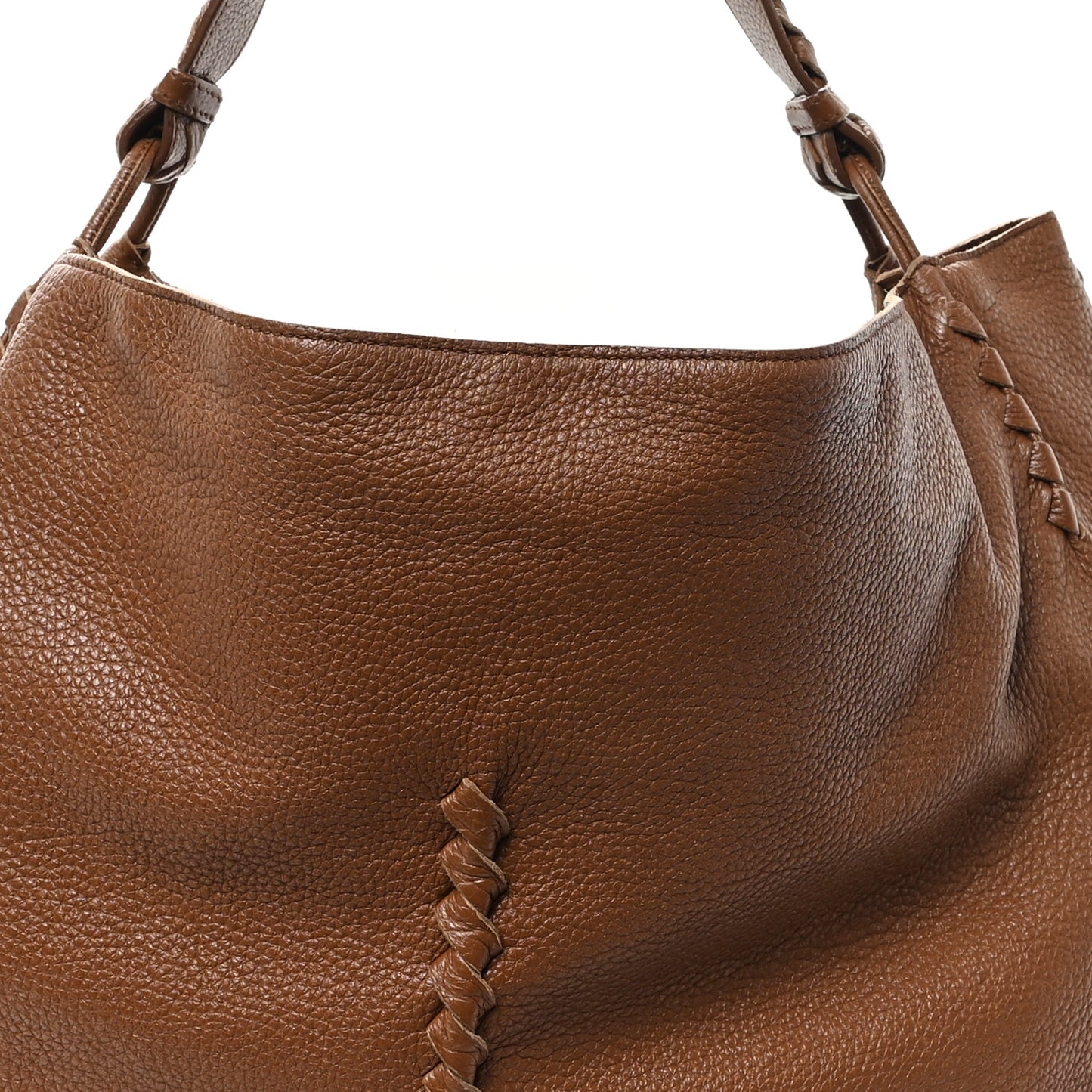 Cervo Deerskin Large Hobo Brown