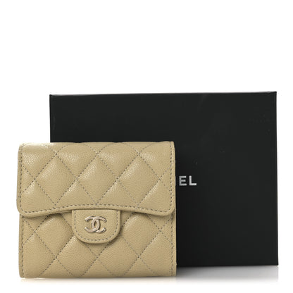 Chanel Caviar Quilted Compact Flap Wallet Light Green 11 of 11