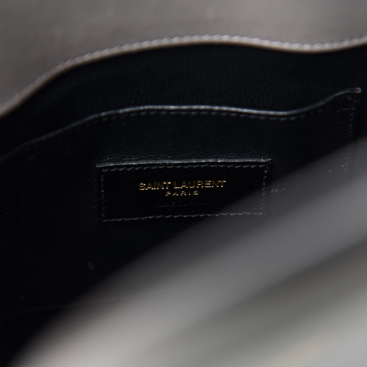 Saint Laurent Grained Calfskin Baby Sac de Jour Fog 12 of 13