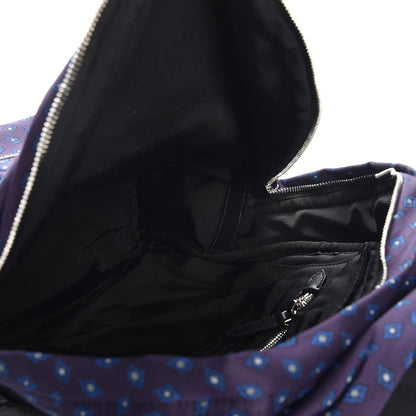 Burberry Nylon Tie Print Abbeydale Simple Backpack Deep Aubergine 5 of 8