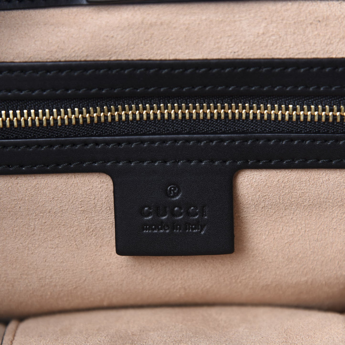 Soft GG Supreme Monogram Bees Small Crossbody Tote Beige Oro Black