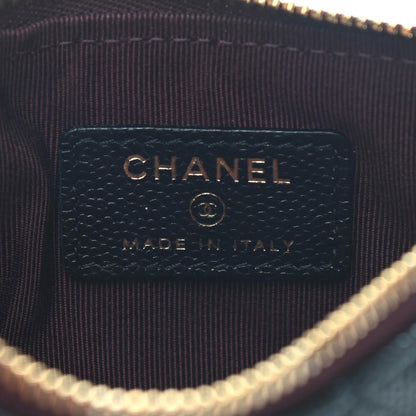 Chanel Caviar Quilted Small Cosmetic Case Black 6 of 7