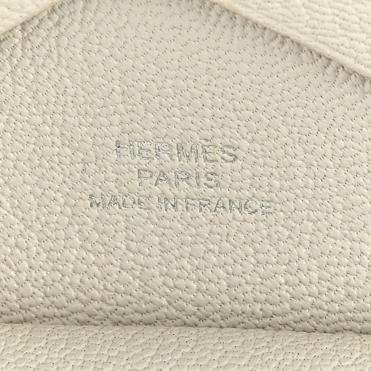 Hermes Chevre Mysore Calvi Duo Card Case Mushroom 6 of 6