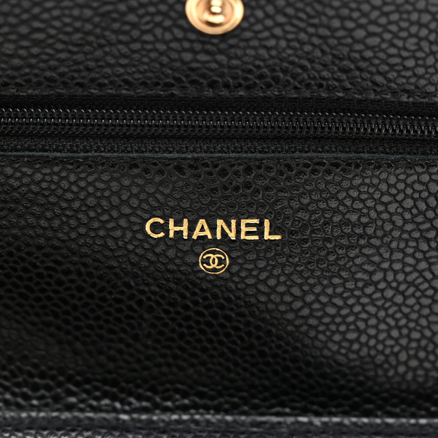 Chanel Caviar Quilted Wallet on Chain WOC Black 6 of 11