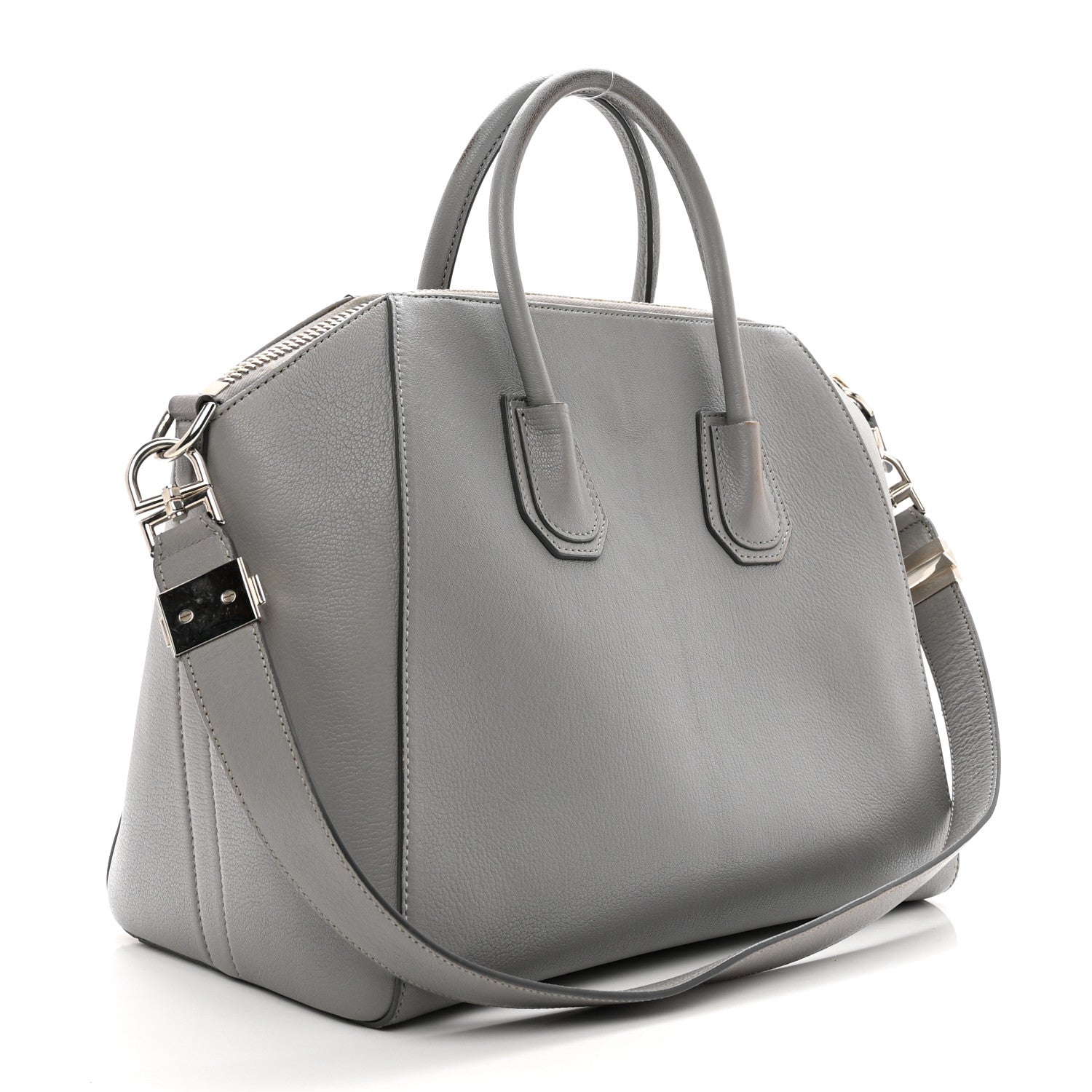 Givenchy Sugar Goatskin Medium Antigona Pearl Grey 3 of 13