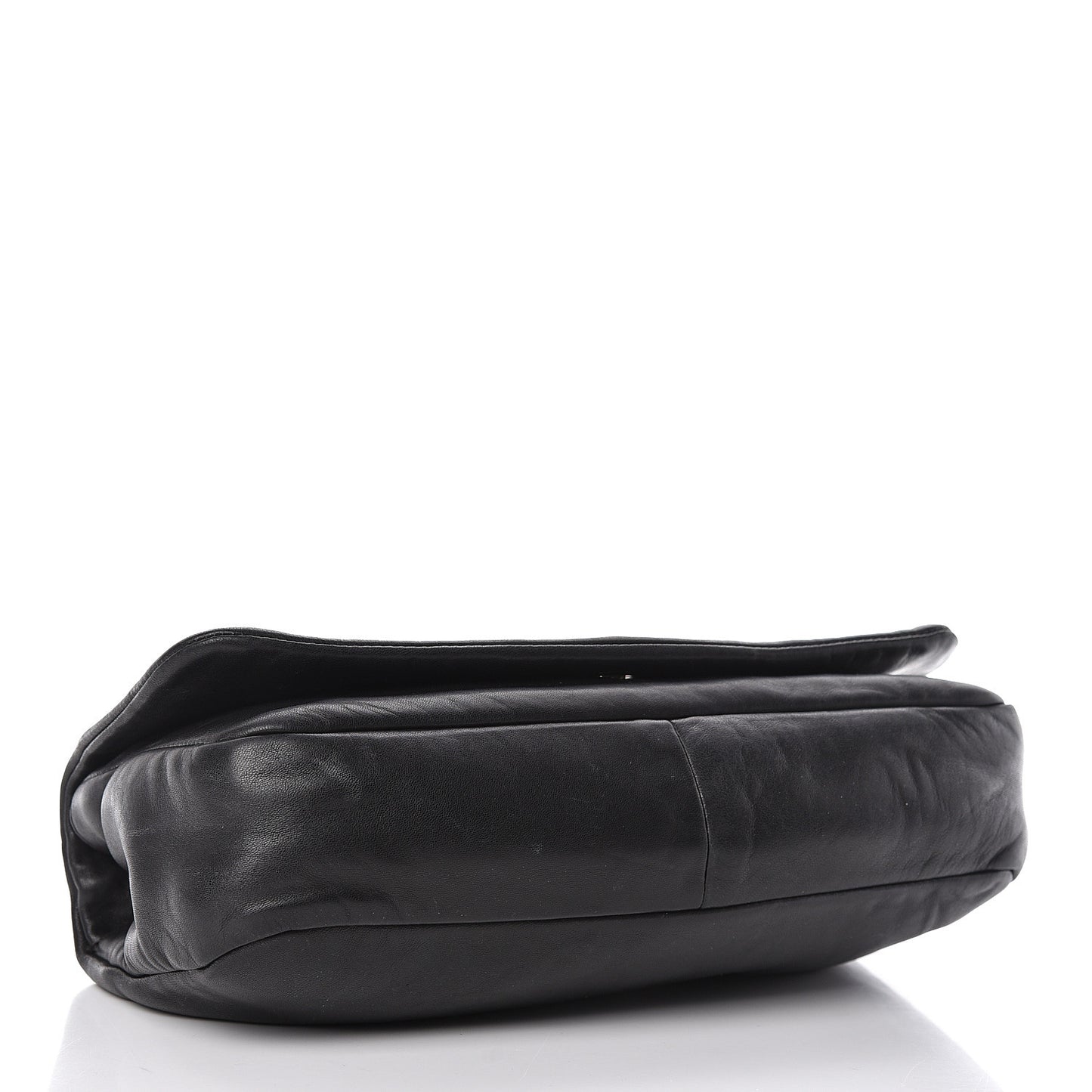 Lambskin Studded CC East West Flap Black