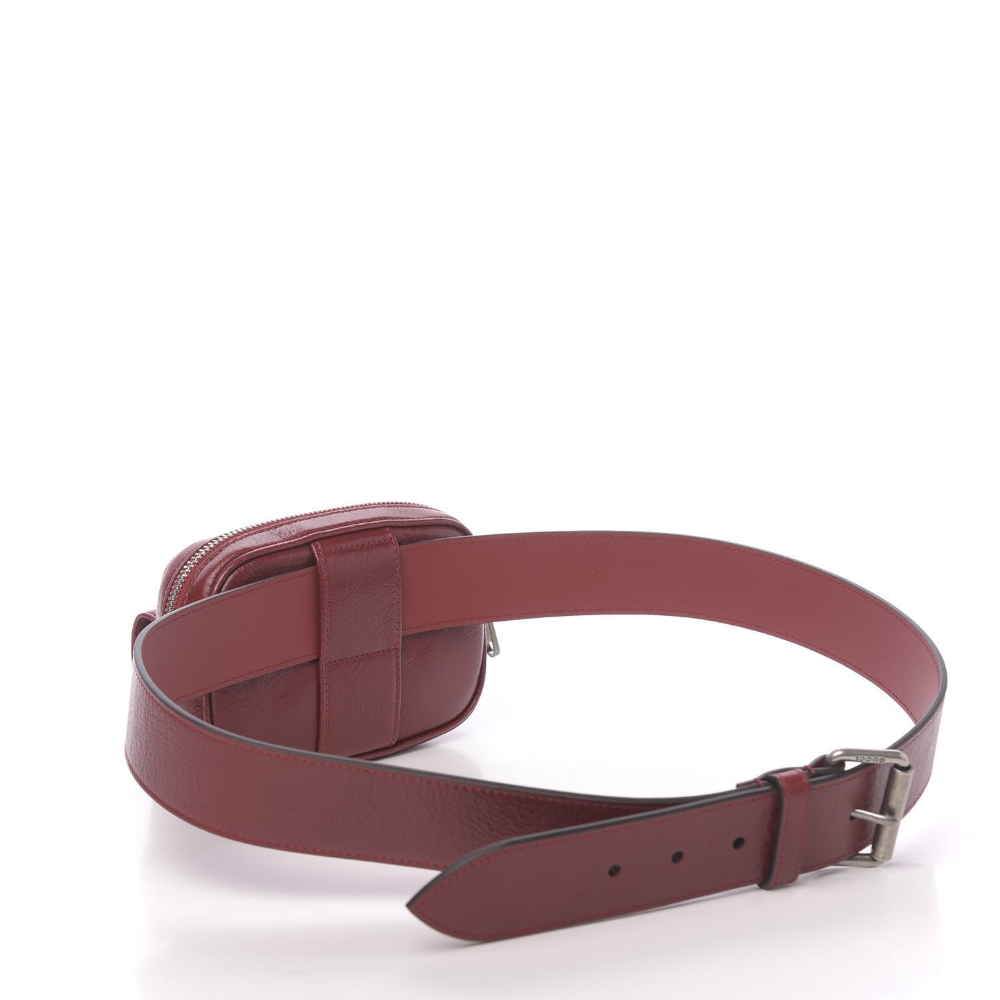 Fluffy Calfskin Mini Morpheus Belt Bag 90 36 Red