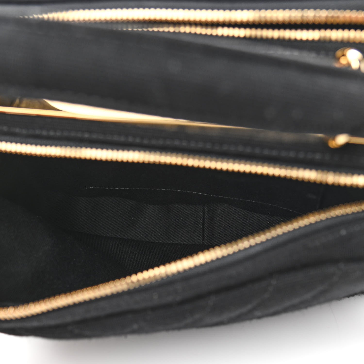 Chanel Jersey Chevron Quilted Medium Trendy CC Bowling Bag Black 6 of 11