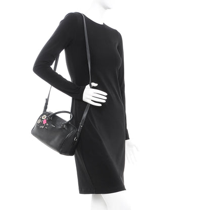 Saint Laurent Goatskin Embellished Classic Baby Duffle Black 2 of 16
