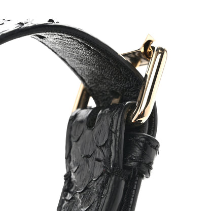 Chanel Snakeskin Waist Bag Black 15 of 15