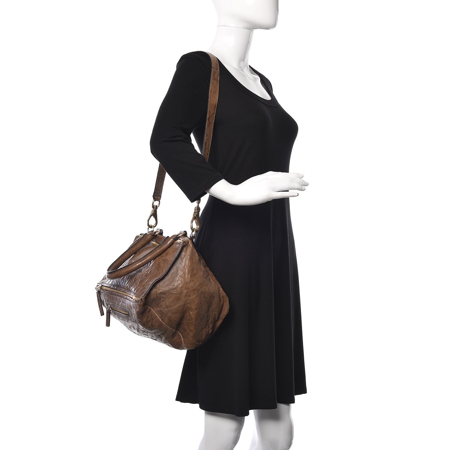 Givenchy Tumbled Sheepskin Medium Pandora Brown 2 of 16