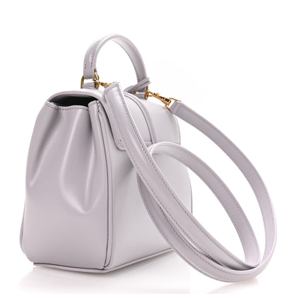 Celine Satinated Calfskin Mini 16 Top Handle Bag Lilac 3 of 12