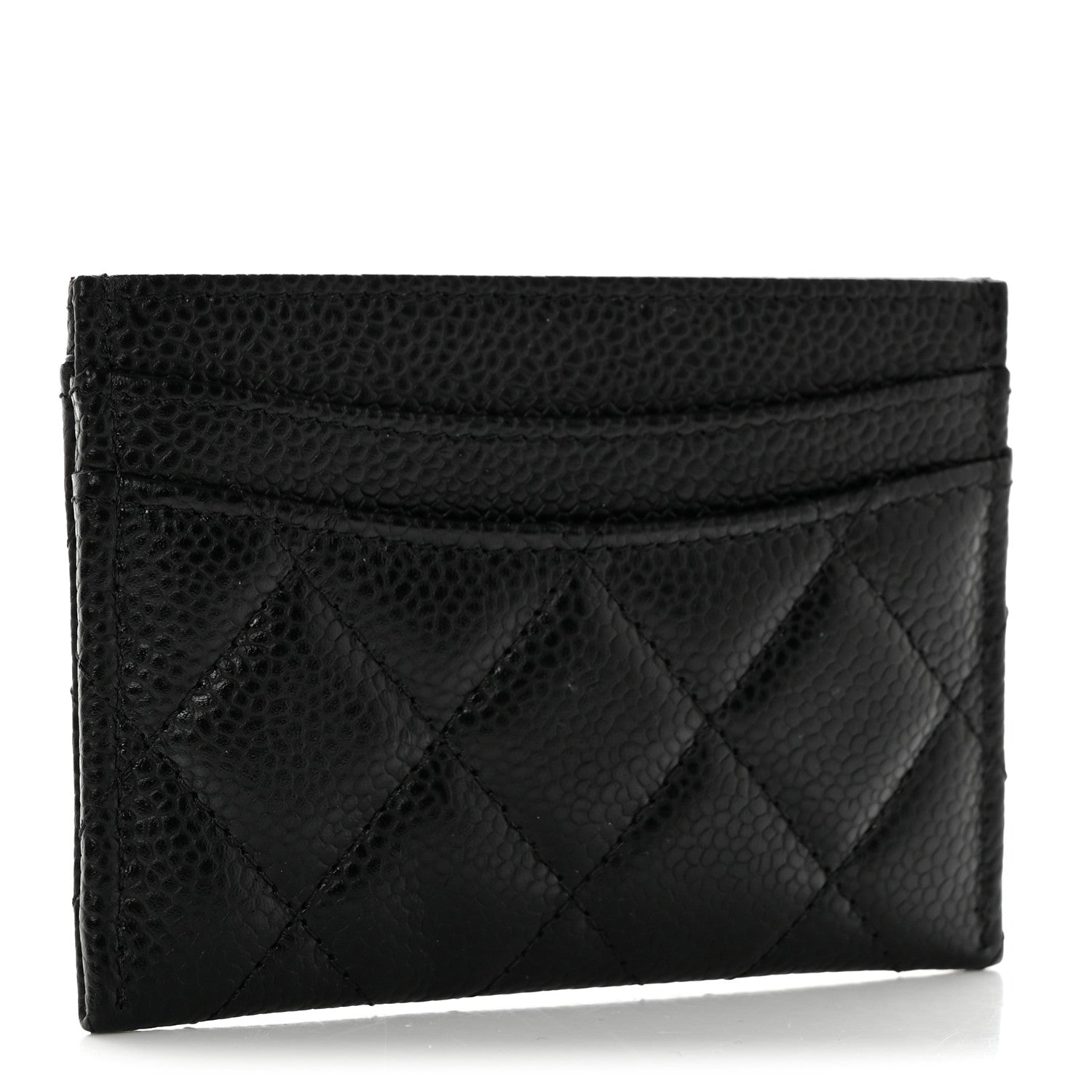 Chanel Caviar Quilted Card Holder Black 2 of 9