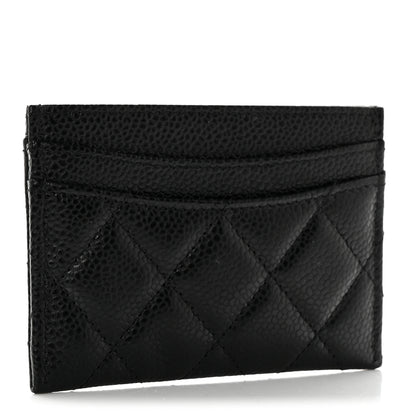 Chanel Caviar Quilted Card Holder Black 2 of 9