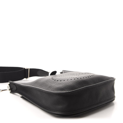Hermes Taurillon Clemence Evelyne III PM Black 4 of 12