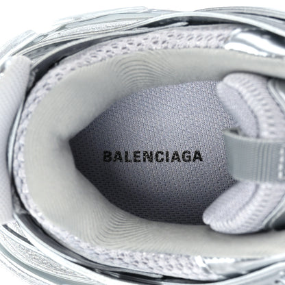 Balenciaga Mesh Nylon Womens Track Sneakers 36 Silver 6 of 7