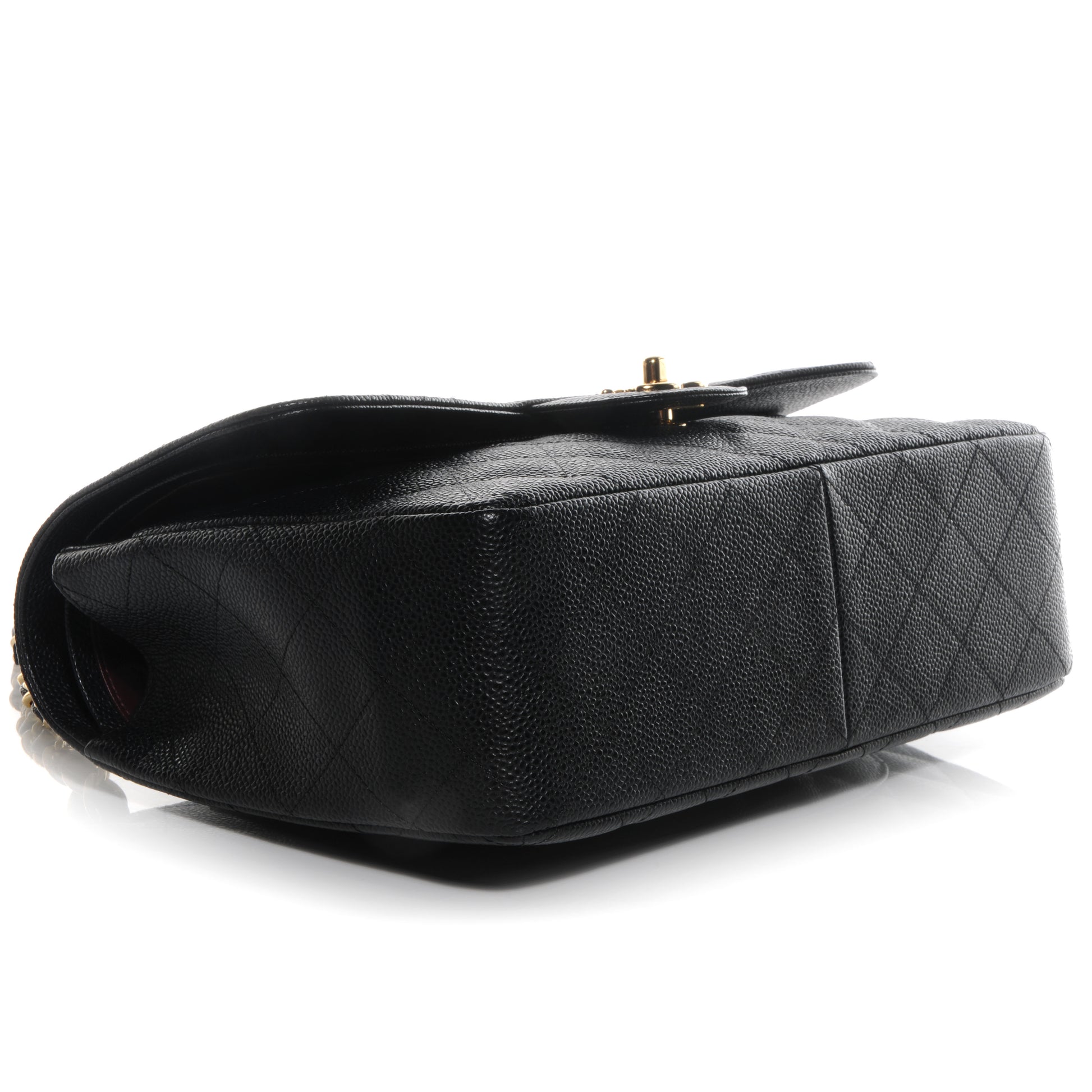 Chanel Caviar Quilted Jumbo Double Flap Black 4 of 9