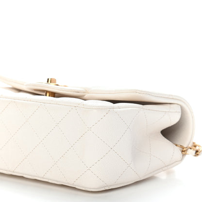 Chanel Caviar Quilted Mini Top Handle Rectangular Flap White 8 of 8