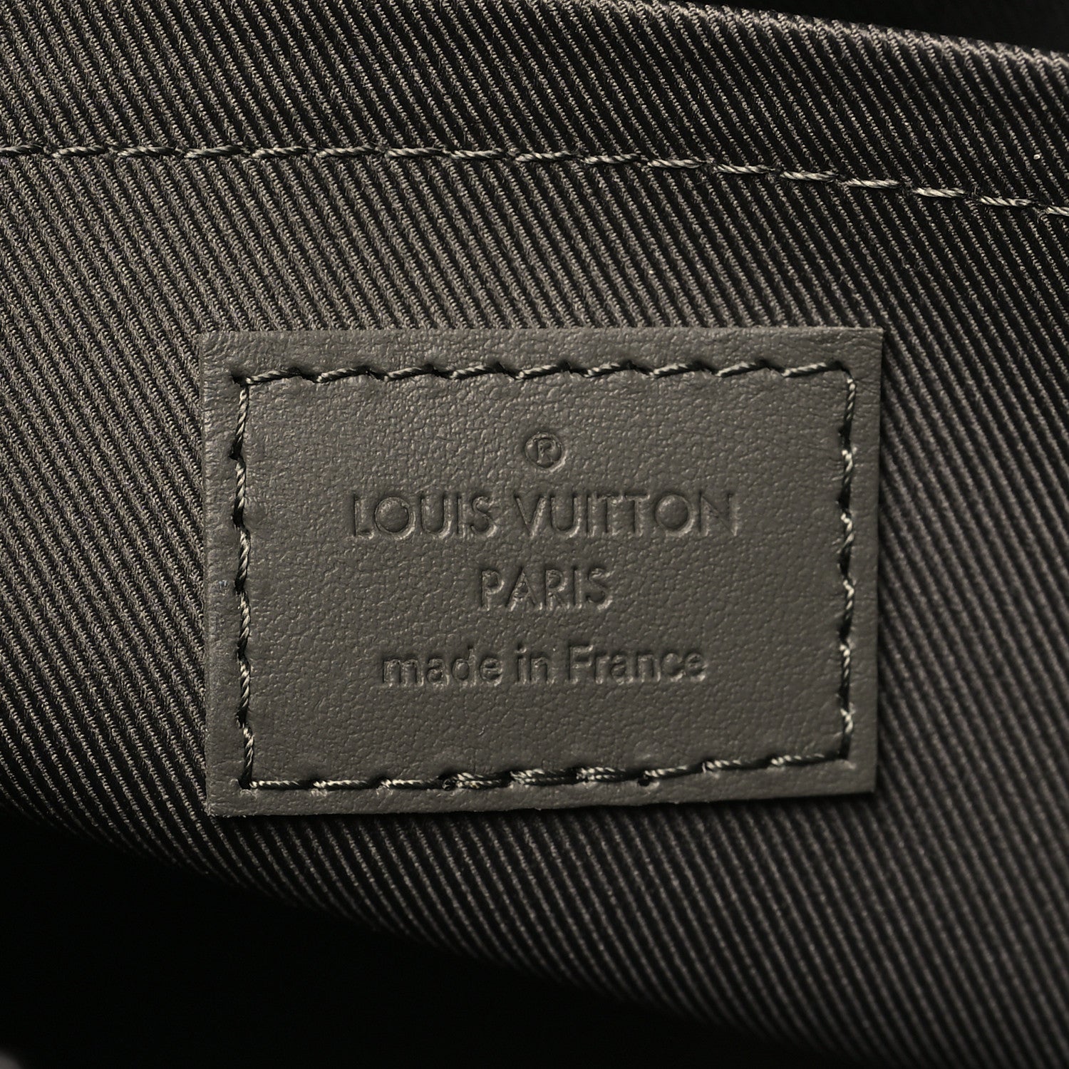 Louis Vuitton Grained Calfskin Aerogram City Keepall Gris 6 of 9