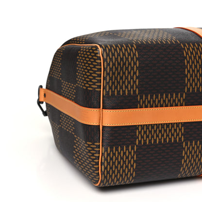 Louis Vuitton x Nigo Giant Damier Ebene Monogram Keepall Bandouliere 50 7 of 8