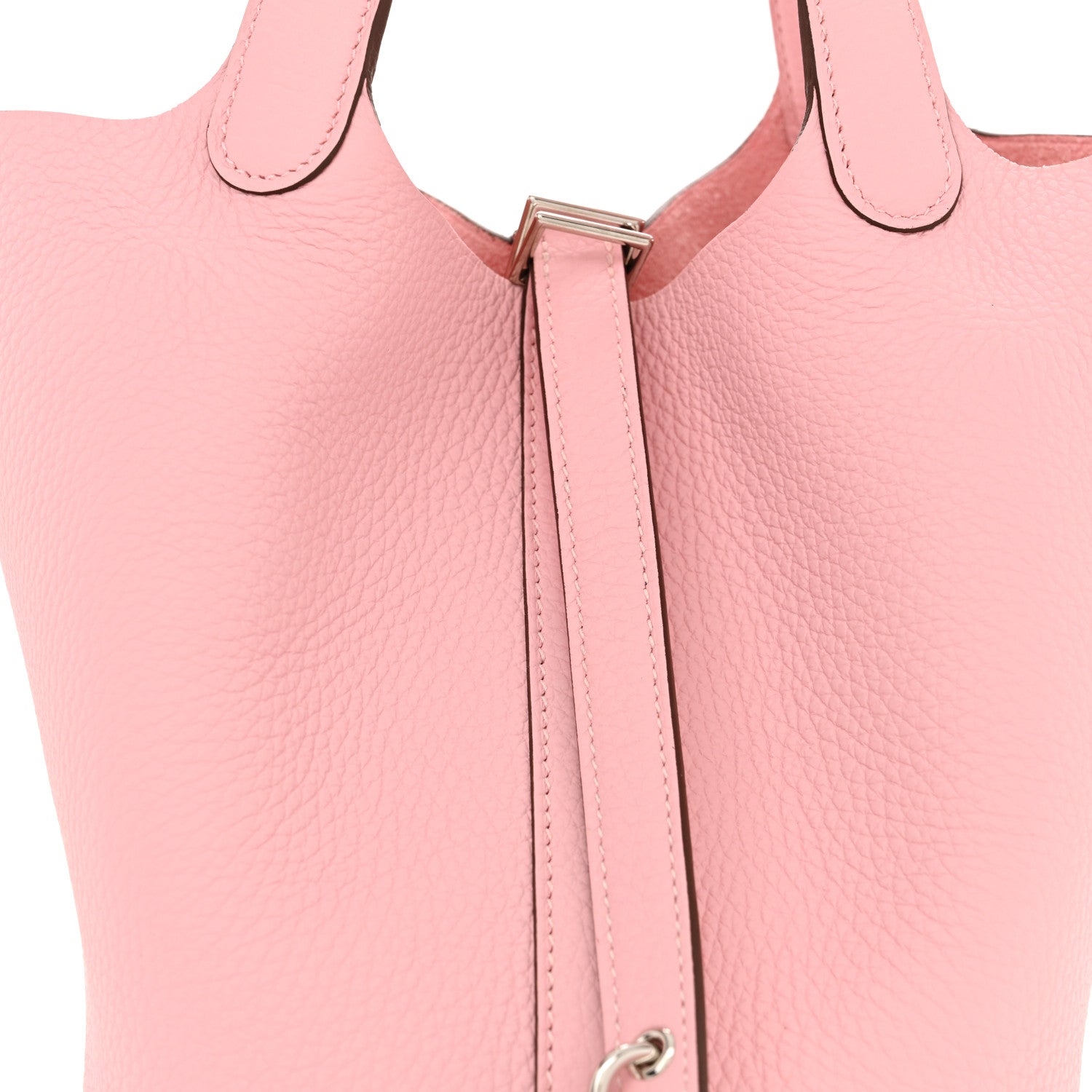 Hermes Taurillon Clemence Picotin Lock 18 PM Rose Sakura 8 of 12