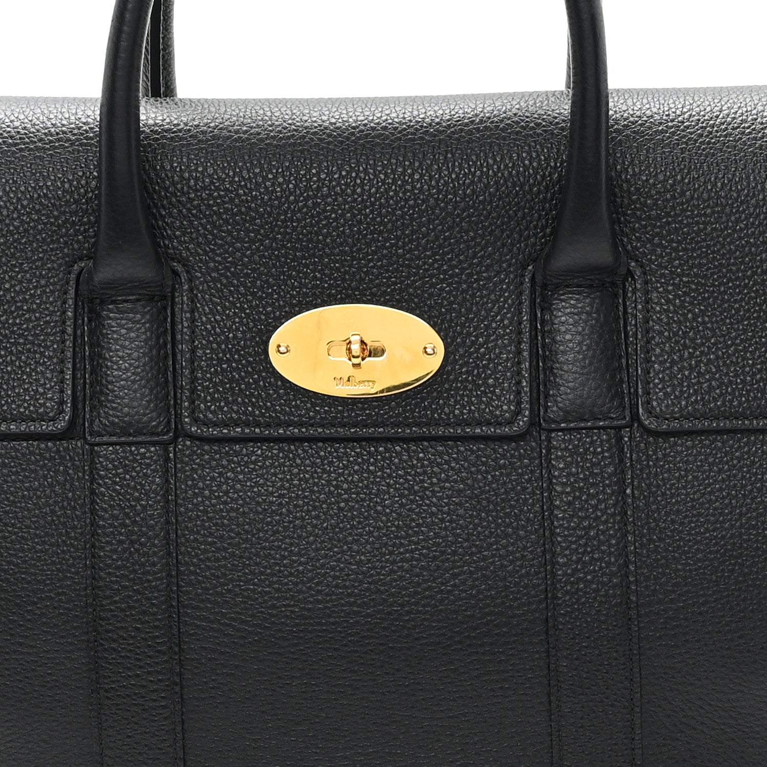 Mulberry Classic Grain Medium New Bayswater Black 7 of 9