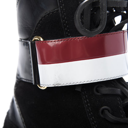 Louis Vuitton Suede Calfskin Laureate Platform Desert Boots 36 Black 10 of 10