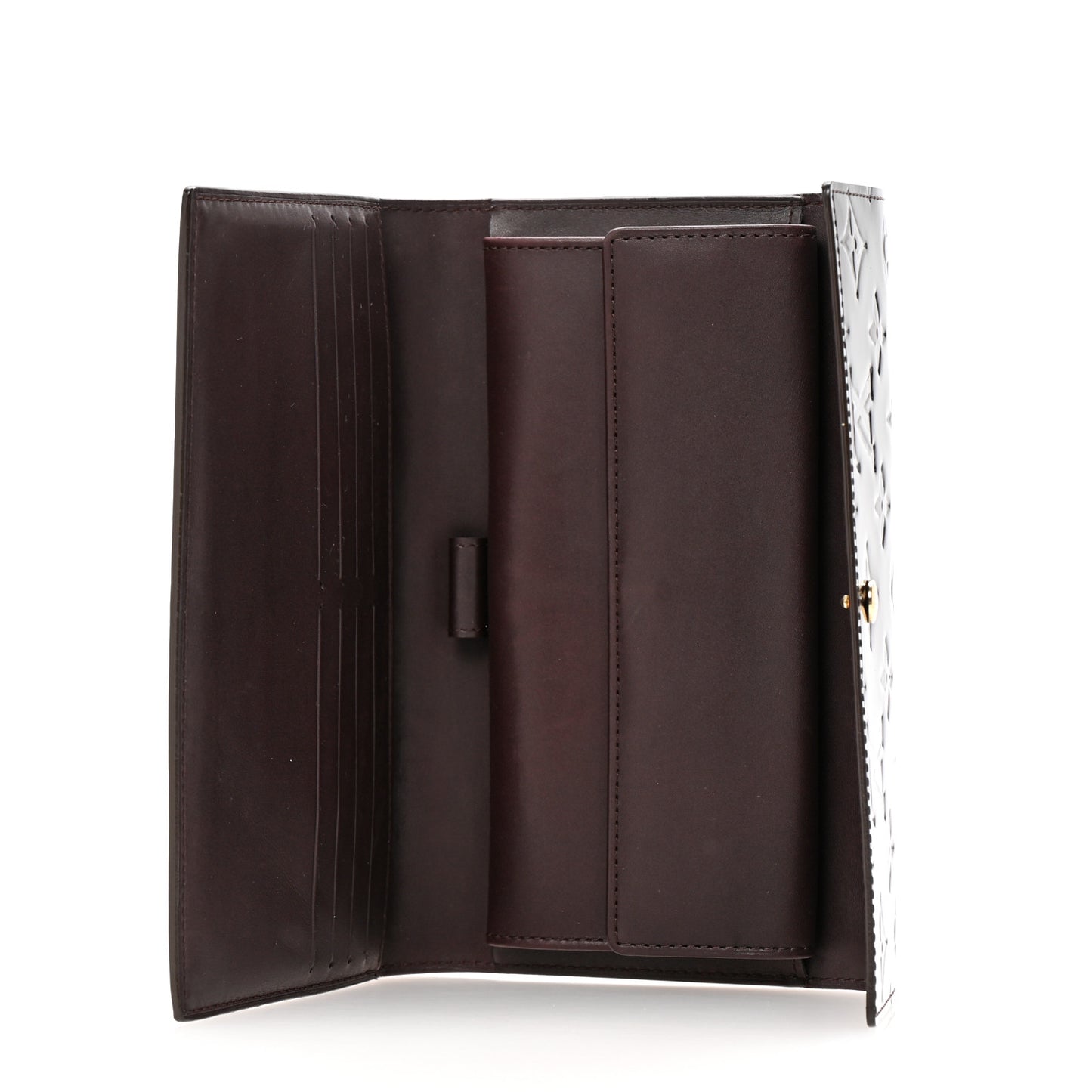 Vernis Porte Tresor International Wallet Amarante