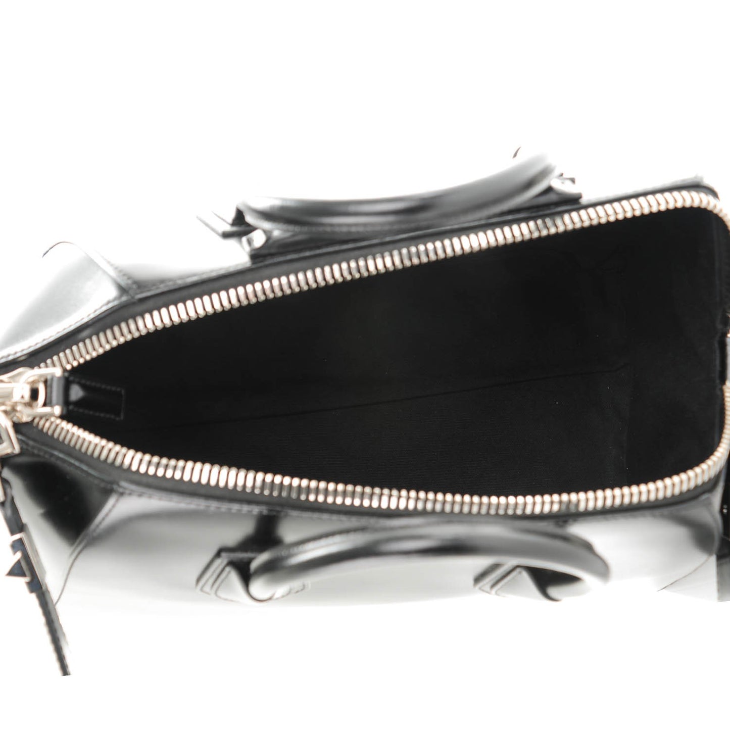 Shiny Lord Calfskin Medium Antigona Black