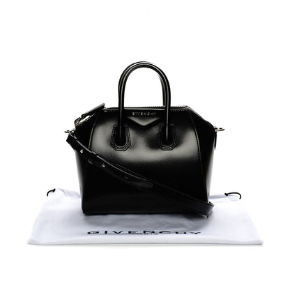 Givenchy Shiny Lord Calfskin Mini Antigona Black 8 of 8