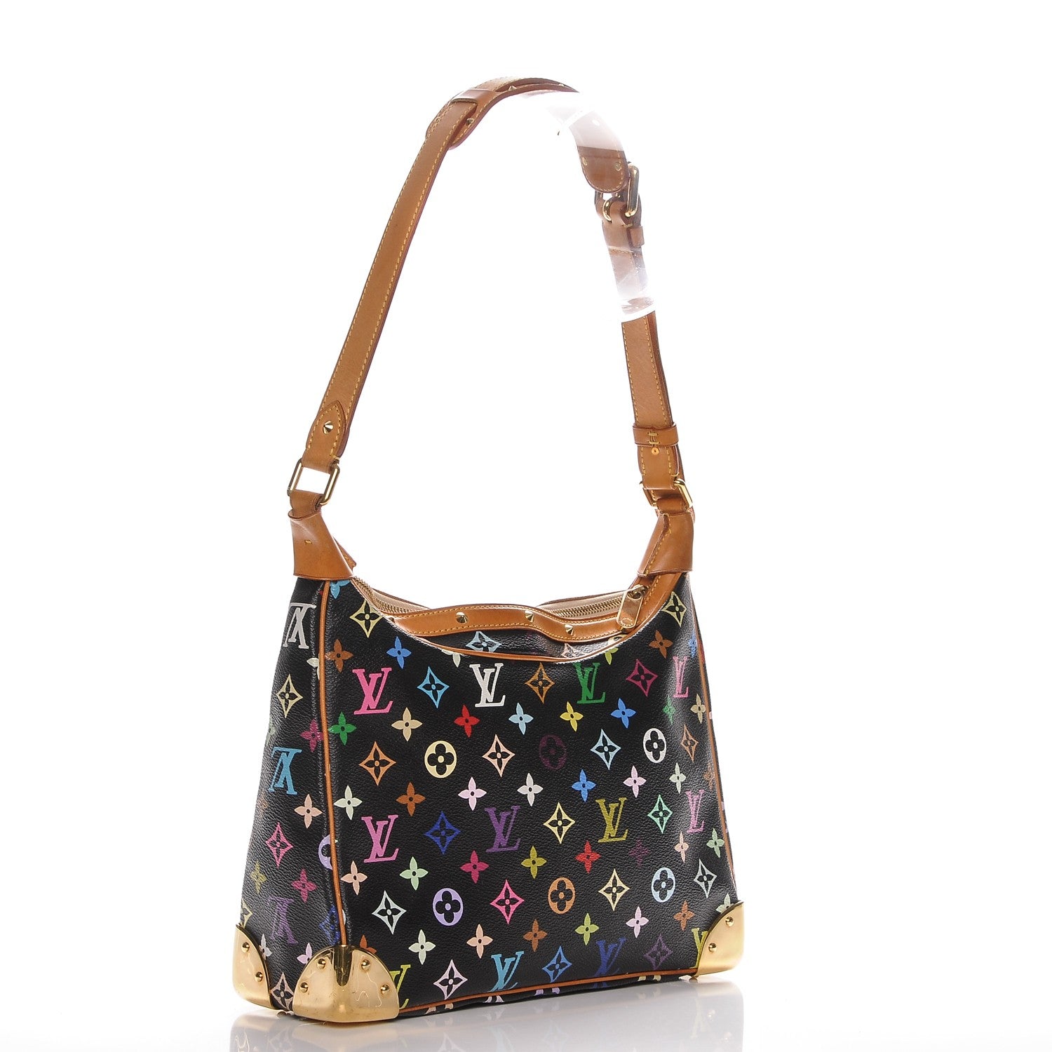 Louis Vuitton Monogram Multicolor Boulogne Black 3 of 6