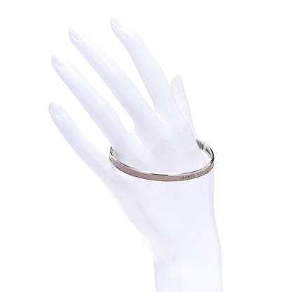 Hermes Enamel Printed Extra Narrow Bracelet 65 Marron Glace 2 of 5