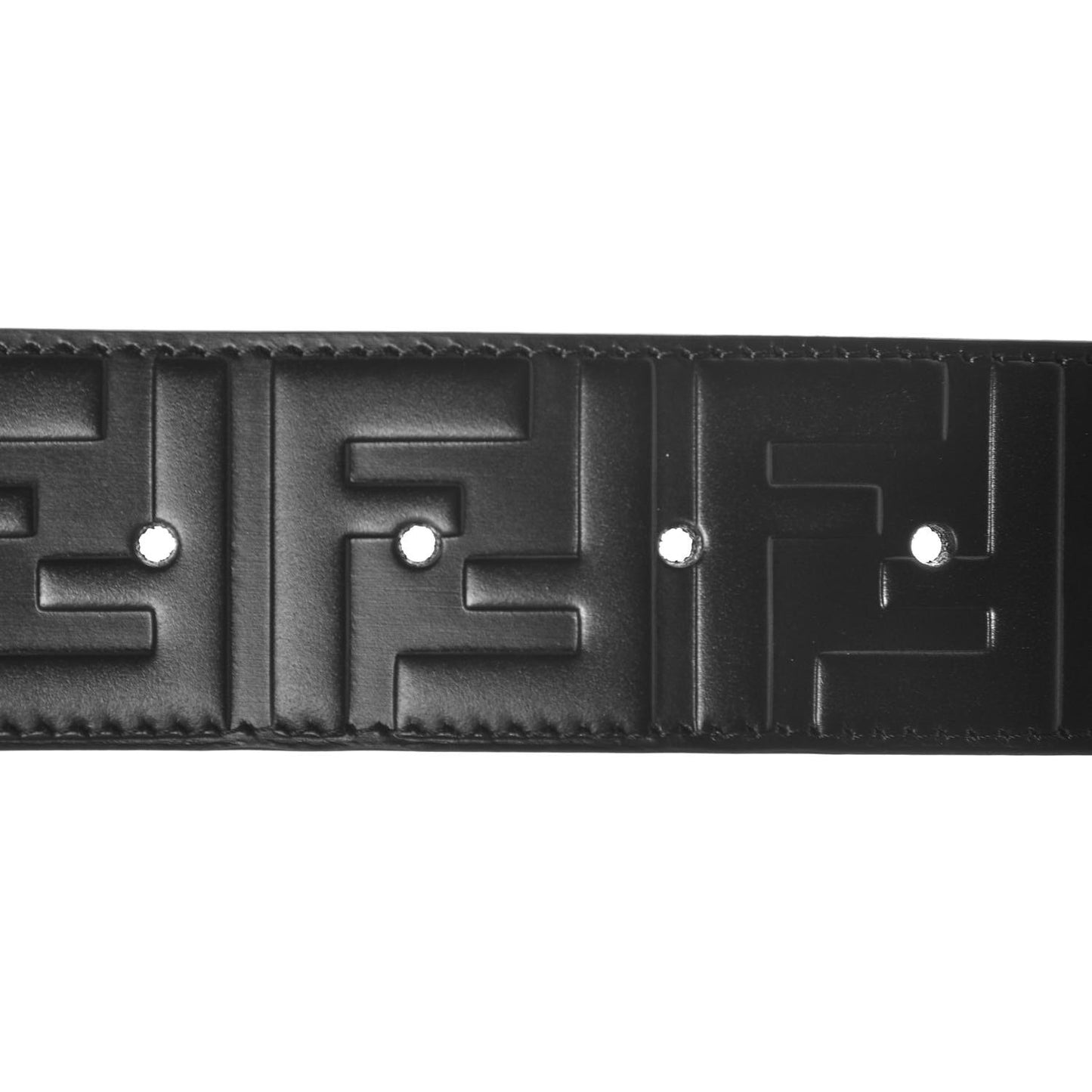 Vitello Century FF 1974 Embossed Belt 100 40 Black